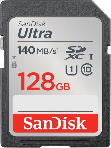 SANDISK 64GB Ultra SDHC UHS-I Card and SDXC UHS-I Card - Up to 145MB/s Read Speed, Full HD Video, V10, U1, C10 - SDSDUVQ-064G-GN6IN in Kuwait
