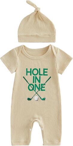 Infant Baby Girl Summer Outfit Funny Letter Short Romper Onesie Short Sleeve Jumpsuit Newborn Coming Home Clothes in Kuwait