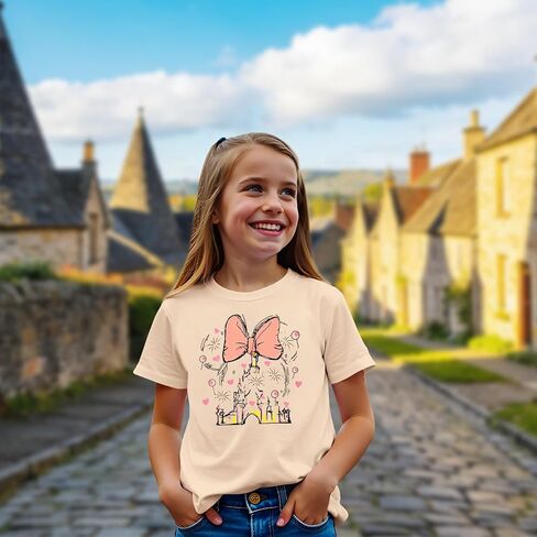 Magic Shirt for Toddler Girls Magical Kingdom Tshirt Cute Castle Outfit Holiday Family Vacation Short Sleeve Tops in Saudi Arabia