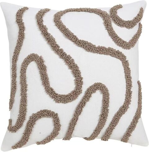 Luxurys Throw Cushions Case for Sofa Chair with Bohemians Embroidery Pattern Linens Hiddens Zippers Home Decoration Tufted Embroidery Decorative Pillowcase in Saudi Arabia