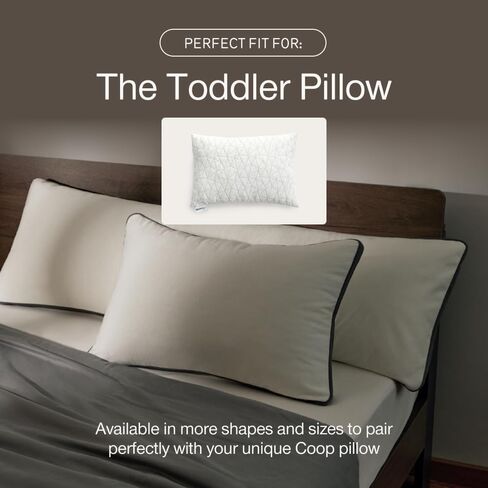 Coop Sleep Goods Cool+ Cooling Toddler Pillow + UltraTech Waterproof Pillow Protector White Bundle in Kuwait