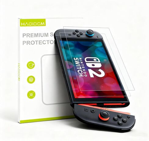 2-Pack Switch 2 Screen Protector 7.9-inch - AR Anti-Glare, 96% Transmittance, 0.175mm Ultra-Thin, Bubble-Free Installation, Anti-Fingerprint, Scratch-Resistant for Nintendo Switch 2 in Saudi Arabia