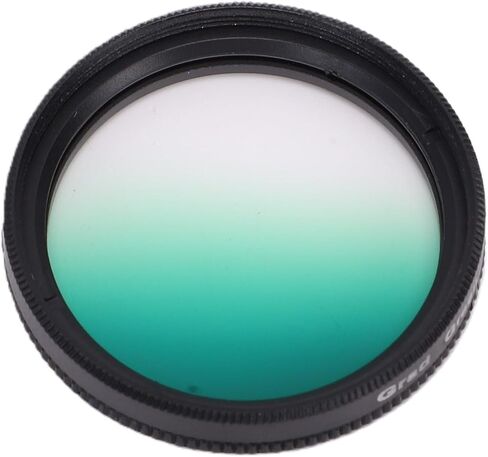 Yunseity 37 مم فلتر أخضر متدرج فلتر عدسة ملون متدرج أخضر لعدسة كاميرا DSLR مع إطار من سبائك الألومنيوم للأراضي العشبية والغابات وأوراق التصوير الفوتوغرافي in Kuwait