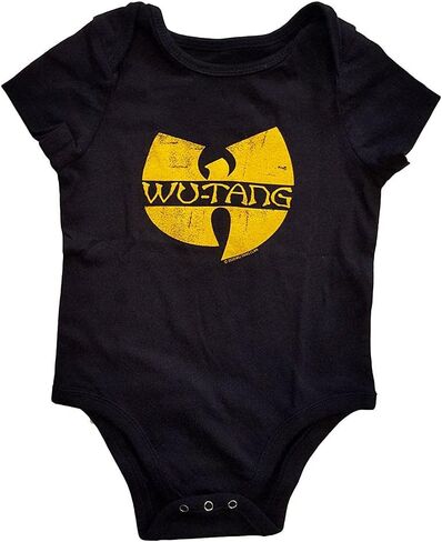 Wu-Tang Clan Kids Baby Grow: Logo - 24 Months - Black in Kuwait