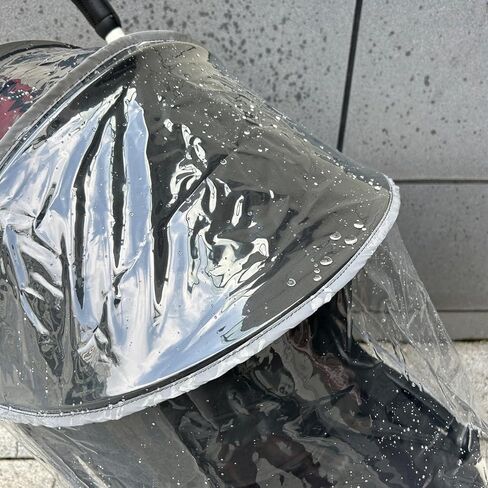 إكسسوارات عربة الأطفال غطاء مطر متوافق مع عربات الأطفال بيبي زن يويو، ويويو+، ويويو2، وستوك يويو3، وحواف عاكسة، ودرع مقاوم للرياح والثلوج in Kuwait