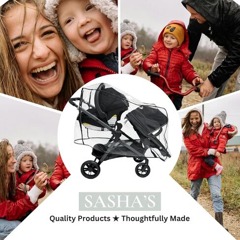 Rain Cover for the Evenflo Pivot Xpand Stroller by SASHA'S (Stroller Not Included) in Kuwait