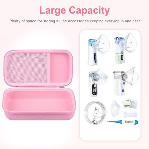 Bovke Carry Care for Bose Soundlink Flex Portable Bluetooth Seeper (2nd Gen) / Bose Soundlink Flex Seeper ، حامل تخزين Flex 2 مع جيب شبكة للشاحن ، الكابلات ، Petal Pink in Kuwait
