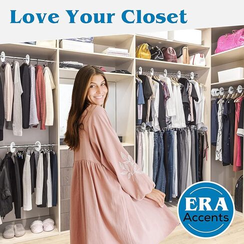 Set of 30 Blank White Closet Dividers for Hanging Clothes – Clothing Rack Dividers for Organization in Kuwait