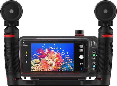 SeaLife SportDiver Ultra Underwater Smartphone Scuba Housing – Dive to 130', Waterproof Photography, Easy Camera Controls, with Leak Alarms, Fits Most Phones in Saudi Arabia
