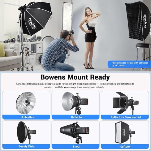 Godox S3 Flash S-Type Bracket مع Bowens Mount for Godox AD100 AD200 Pro II AD400 Pro II TT600 TT685II V100 V1 V1Pro TT350S V860III- S2 Speedlite Bracket نسخة مطورة in Kuwait