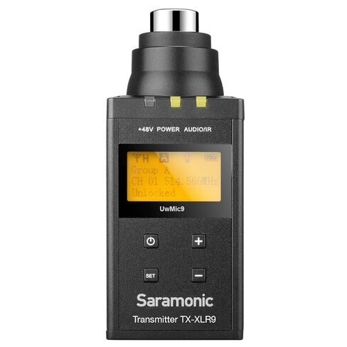 جهاز إرسال Saramonic Wireless XLR Plug-On مع طاقة فانتوم + 48 فولت لجهاز استقبال UWMIC9 RX9 in Kuwait