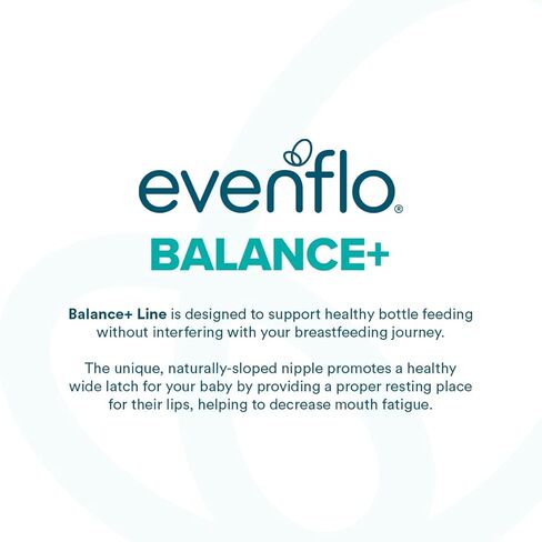 Evenflo Balance+ Glass Wide Neck Baby Bottles, Clear, 6 fl oz, 6 Pack in Kuwait