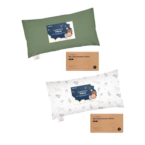 KeaBabies Toddler Pillow with Pillowcase - 10x18 My Little Dreamy Kids Travel Bed Pillows for Sleeping, Cotton Small Pillowcase, Soft & Breathable, Machine Washable, 2-5 Years Old in Kuwait