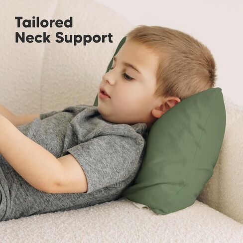 KeaBabies Toddler Pillow with Pillowcase - 10x18 My Little Dreamy Kids Travel Bed Pillows for Sleeping, Cotton Small Pillowcase, Soft & Breathable, Machine Washable, 2-5 Years Old in Kuwait