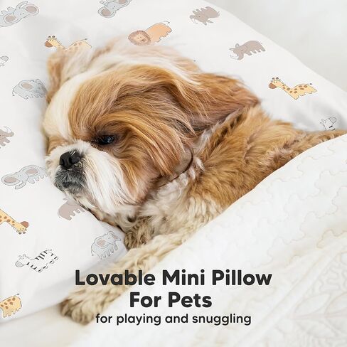 KeaBabies Mini Toddler Pillow with Pillowcase - 9x13 My Little Dreamy Travel Kids Pillow for Sleeping, Toddler Bed, Small, Tiny, Cotton Pillowcase, Soft & Breathable, Kids 2-4 Years Old in Kuwait