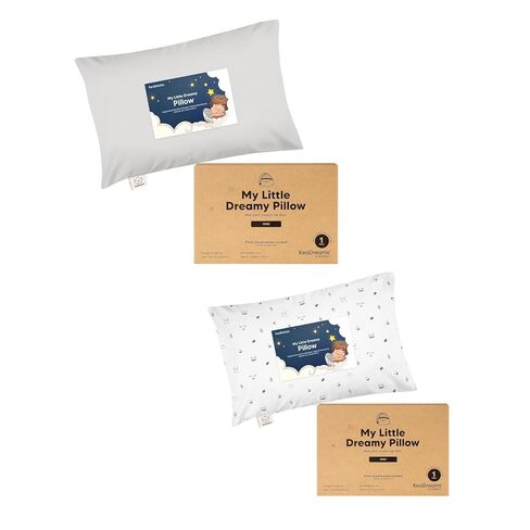 KeaBabies Mini Toddler Pillow with Pillowcase - 9x13 My Little Dreamy Travel Kids Pillow for Sleeping, Toddler Bed, Small, Tiny, Cotton Pillowcase, Soft & Breathable, Kids 2-4 Years Old in Kuwait