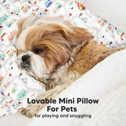 KeaBabies Mini Toddler Pillow with Pillowcase - 9x13 My Little Dreamy Travel Kids Pillow for Sleeping, Toddler Bed, Small, Tiny, Cotton Pillowcase, Soft & Breathable, Kids 2-4 Years Old in Kuwait