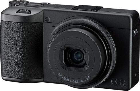 RICOH GR IV Monochrome Premium Digital Compact Camera with Monochrome-Dedicated 25.7MP APS-C Size CMOS Sensor, 28mm F2.8 GR Lens, max. ISO 409600, built-in Red Filter, in-body SR, slim, compact design in Kuwait
