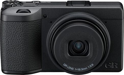 RICOH GR IV Monochrome Premium Digital Compact Camera with Monochrome-Dedicated 25.7MP APS-C Size CMOS Sensor, 28mm F2.8 GR Lens, max. ISO 409600, built-in Red Filter, in-body SR, slim, compact design in Kuwait
