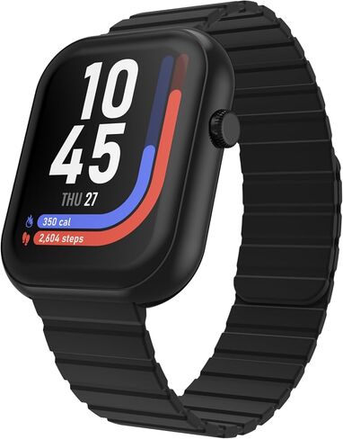 ساعة ذكية iTouch AIR 5 - شاشة AMOLED مقاس 1.85 بوصة، اتصال بلوتوث، أكثر من 100 وضع رياضي، معدل ضربات القلب، SPO₂، تتبع الإجهاد والنوم، مقاومة للماء IP68، عمر بطارية 7 أيام - لأجهزة Android وiOS in Saudi Arabia
