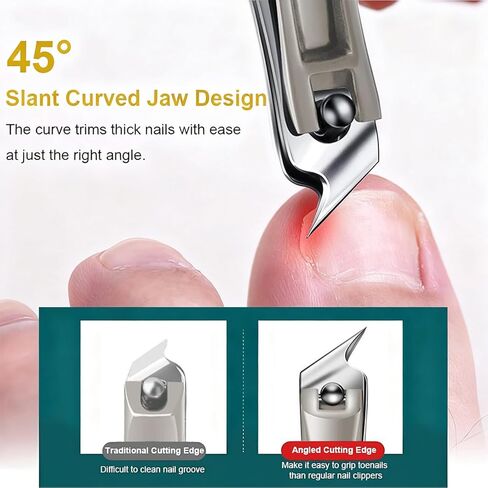مجموعة مقصات أظافر كهربائية أوتوماتيكية 2026 وأداة تشذيب أظافر مائلة، ضوء LED + طقم مبرد أظافر كهربائي 3 سرعات مع جهاز التقاط الغبار، مثالي لجميع احتياجات العناية بالأظافر، مانيكير وباديكير منزلي in Kuwait