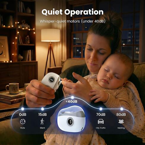 ماكينة قص أظافر كهربائية مع ضوء LED، ماكينة قص أظافر آمنة 4 في 1 للأطفال مع شاشة LED، 3 سرعات، USB-C، مجموعة الحطام، ماكينة تشذيب أظافر كهربائية متعددة الوظائف لكبار السن والبالغين والتهاب المفاصل والأطفال in Kuwait