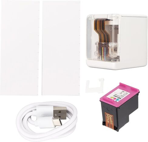 Handheld Printer, Portable 1200dpi WiFi Color Printer Mobile Mini Inkjet Type C Printer Widely Used for Plastic Fabric Metal Leather Glass Wood Paper in Kuwait