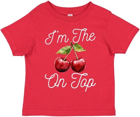 I'm The Cherry On Top Cherry Baby Bodysuit One Piece Or Toddler Shirt Cute Fruit Baby Clothes in Kuwait