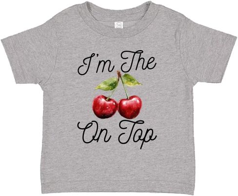 I'm The Cherry On Top Cherry Baby Bodysuit One Piece Or Toddler Shirt Cute Fruit Baby Clothes in Kuwait