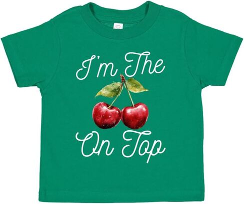 I'm The Cherry On Top Cherry Baby Bodysuit One Piece Or Toddler Shirt Cute Fruit Baby Clothes in Kuwait