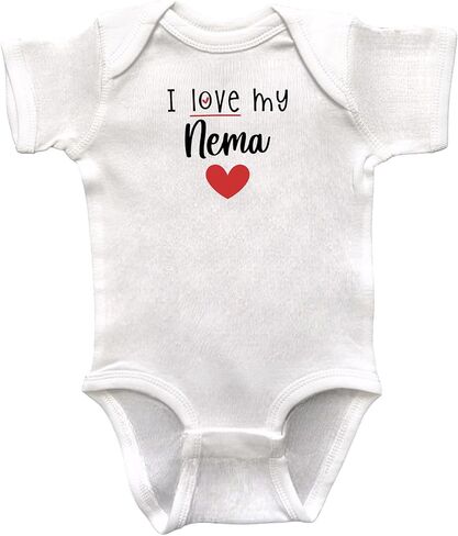 Nema Themed Infant Bodysuits, Grandson or Granddaughter Gift, Baby Shower Present, Newborn Apparel, Pregnancy Reveal in Kuwait