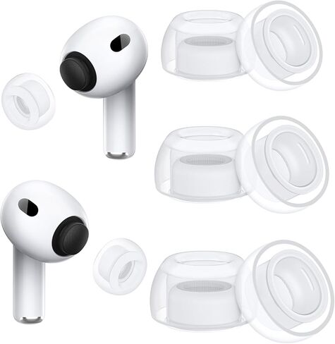 استبدال أطراف الأذن المملوءة بالرغوة المتوافقة مع AirPods Pro 3 (2025)، راحة فائقة، إلغاء الضوضاء المعزز، ملاءمة آمنة، جودة صوت ممتازة (متوسط، 3 أزواج) in Saudi Arabia