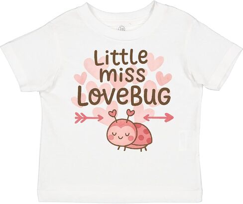 inktastic Little Miss Love Bug Toddler T-Shirt in Kuwait