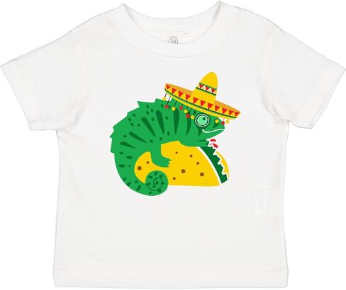 inktastic Taco Chameleon Baby T-Shirt in Kuwait