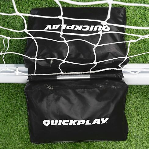 حقيبة رمل مزدوجة QUICKPLAY بوزن 44 رطلاً - أوزان أكياس رمل شديدة التحمل لأهداف كرة القدم، مرساة أهداف محمولة للفناء الخلفي والميدان، وزن معدات التدريب المقاومة للطقس in Kuwait