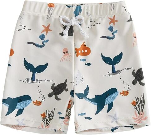 Yccutest Toddler Boys Swim Trunks Infant Bathing Suit Boys Swim Shorts Swimsuit Baby Boy Quick Dry Board Shorts Kids Swimwear in Saudi Arabia