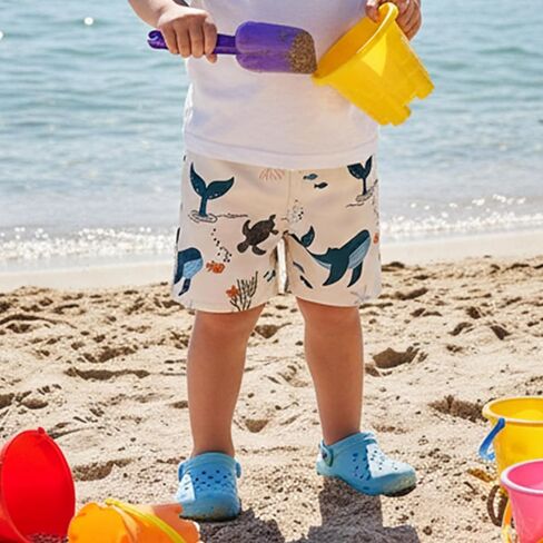 Yccutest Toddler Boys Swim Trunks Infant Bathing Suit Boys Swim Shorts Swimsuit Baby Boy Quick Dry Board Shorts Kids Swimwear in Saudi Arabia