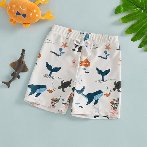 Yccutest Toddler Boys Swim Trunks Infant Bathing Suit Boys Swim Shorts Swimsuit Baby Boy Quick Dry Board Shorts Kids Swimwear in Saudi Arabia
