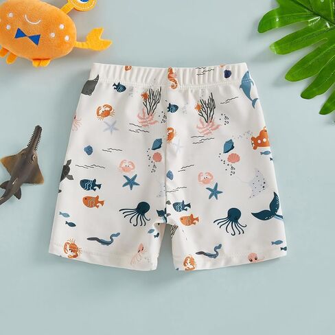 Yccutest Toddler Boys Swim Trunks Infant Bathing Suit Boys Swim Shorts Swimsuit Baby Boy Quick Dry Board Shorts Kids Swimwear in Saudi Arabia