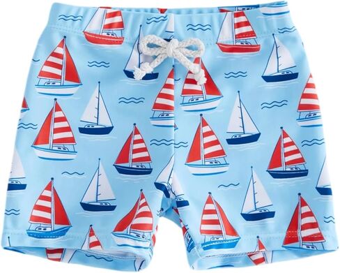 Yccutest Toddler Boys Swim Trunks Infant Bathing Suit Boys Swim Shorts Swimsuit Baby Boy Quick Dry Board Shorts Kids Swimwear in Saudi Arabia