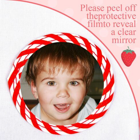 Baby's My First Family Memory Album Strawberry Soft Cloth Album Photo Book Holds 17 4x6 Pictures Cherished Keepsake Gift for Newborns, Toddlers,Family Celebrations in Kuwait