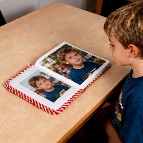 Baby's My First Family Memory Album Strawberry Soft Cloth Album Photo Book Holds 17 4x6 Pictures Cherished Keepsake Gift for Newborns, Toddlers,Family Celebrations in Kuwait