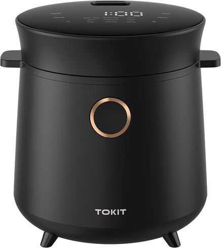 طباخ أرز Tokit 1.5 لتر طباخ الأرز الصغير رمادي in Saudi Arabia
