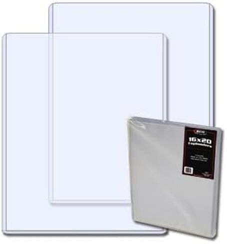 BCW 16x20 Topload Holder (1 Pack) | Rigid Plastic Toploaders for 16x20 Photos, Posters & Art Prints | Archival-Safe Clear Protectors | Short-Side Open | 16x20 Print Protection & Display in Kuwait