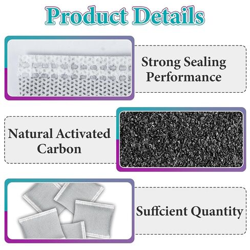 33 Pcs Diaper Pail Deodorizer Carbon Filters, Diaper Pail Odor Absorber Carbon Filter Refills, Keep Home Fresh in Kuwait