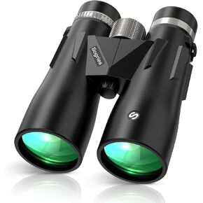 مناظير عالية القوة 15 × 52 للبالغين، مناظير عالية الدقة لمشاهدة الطيور مع عدسة BAK4 Prism FMC، مقاومة للماء ومقاومة للضباب، معدات خارجية خفيفة الوزن للمشي لمسافات طويلة والصيد ومشاهدة النجوم والسفر والأحداث الرياضية in Kuwait