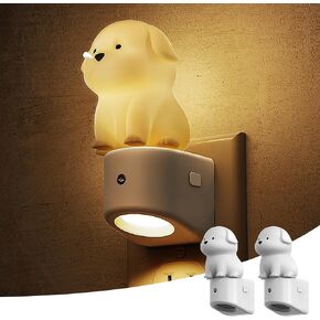L LOHAS LED Night Light for Kids,3D Cute Puppy Night Lights,Schnauzer with Dusk to Dawn Sensor, RGB+Soft White 3000K,Dog Night Light,Birthday Gift Nightlight for Kids, Room Decor in Kuwait
