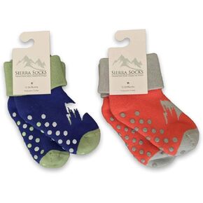 Toddler Combed Cotton Turn Cuff Socks with Cushioned Comfort & Seamless Toe - Soft, Safe & Stylish - 1 Pair or Assorted Pack in Saudi Arabia