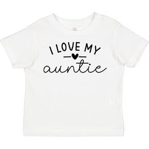 inktastic I Love My Auntie Toddler T-Shirt in Kuwait
