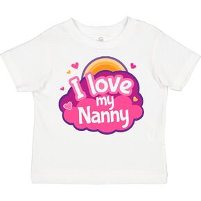 تي شيرت I Love My Nanny Grandchild للأطفال الصغار من Inktastic in Kuwait